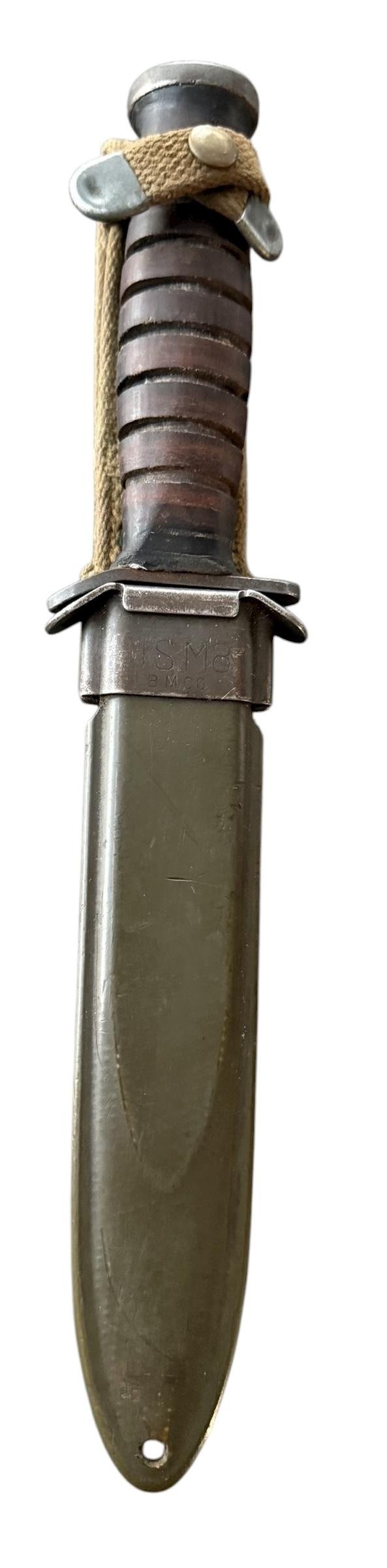 U.S. 3rd Model M3 Trench Knife and M8 Scabbard Rare Makers Mark 'PAL' - Nice Used Condition — image 11