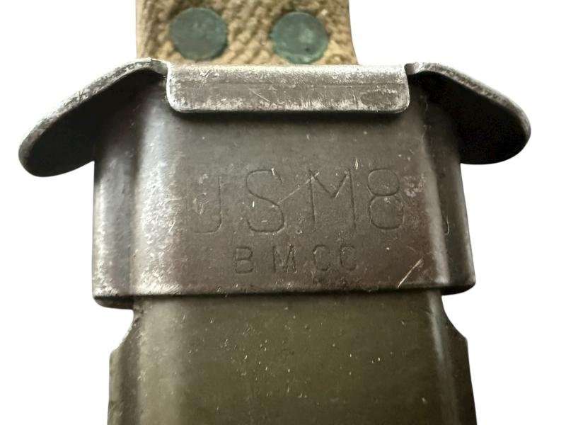 U.S. 3rd Model M3 Trench Knife and M8 Scabbard Rare Makers Mark 'PAL' - Nice Used Condition — image 3