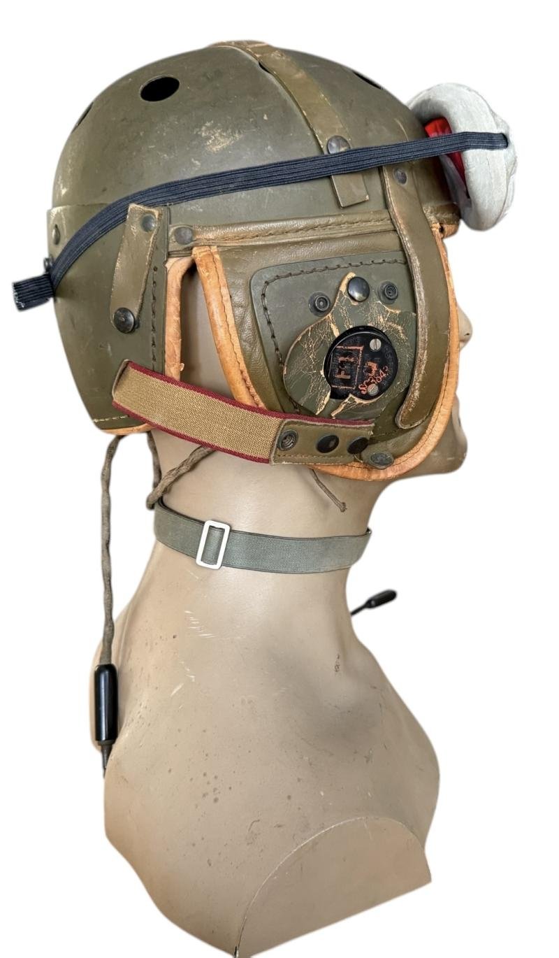 U.S. Tank i.e. Crash Helmet Complete With Earphones And Goggles - Nice Used Condition — image 2