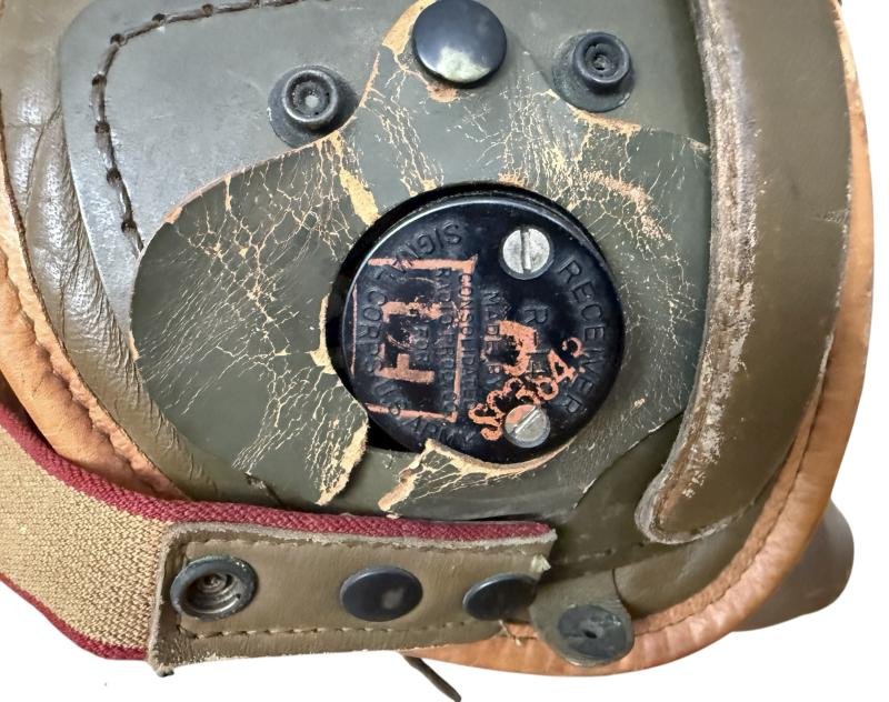 U.S. Tank i.e. Crash Helmet Complete With Earphones And Goggles - Nice Used Condition — image 7