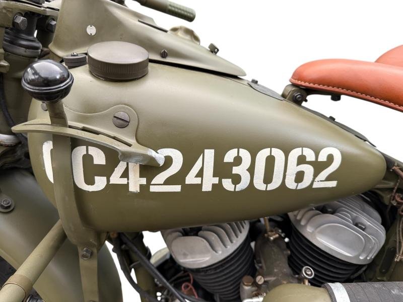 Canadian National Defense Harley-Davidson Motorcycle 1944 Model 43WLC Engine Number 43WLC5366 — image 17