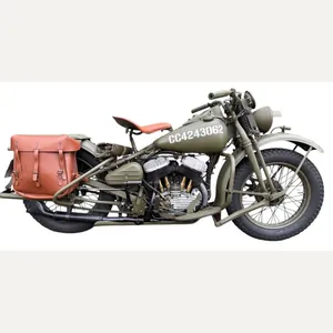 Canadian National Defense Harley-Davidson Motorcycle 1944 Model 43WLC Engine Number …