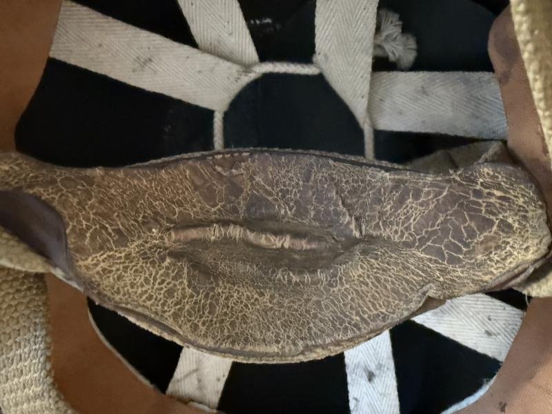 British (Airborne) MK3 Paratrooper/Airborne Combat Helmet 1944 Size 7 3/4 - Nice Used Condition — image 12