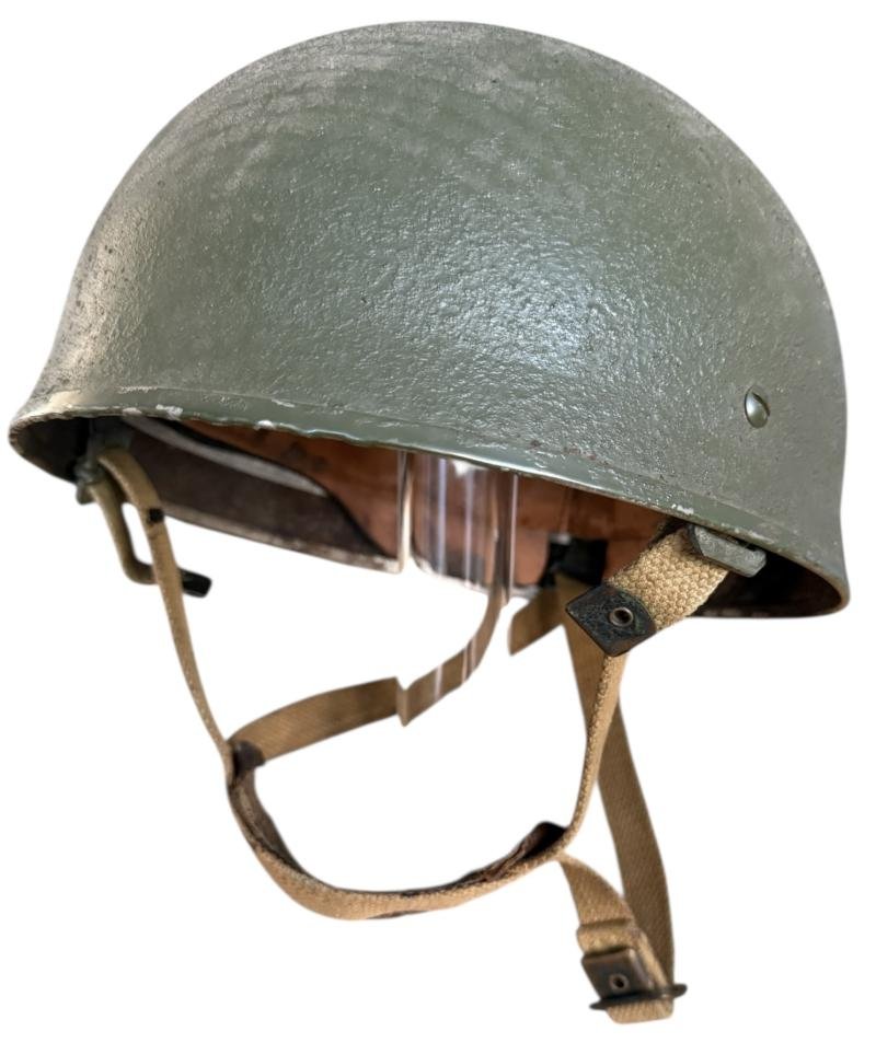 British (Airborne) MK3 Paratrooper/Airborne Combat Helmet 1944 Size 7 3/4 - Nice Used Condition — image 15