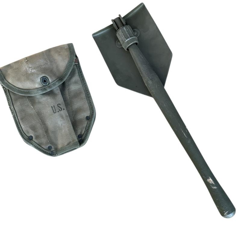 U.S. M1943 Intrenching Tool and Cover - Nice Used Condition — image 3