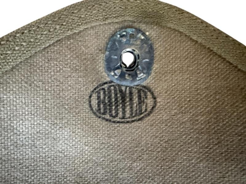 U.S. Thompson Sub Machine Gun Drum Magazine Canvas Cover - Nice Used Condition — image 5