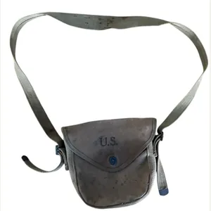 U.S. Thompson Sub Machine Gun Drum Magazine Canvas Cover - …