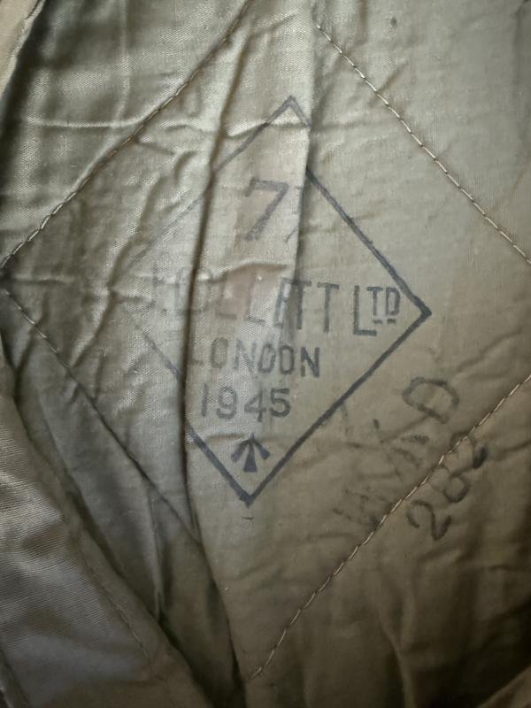 British Khaki General Service Beret 1945 - Nice Used Condition — image 4