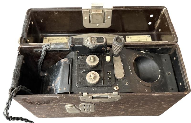 German FF33 Bakelite Field Telephone 1940 - Nice Used Condition — image 8