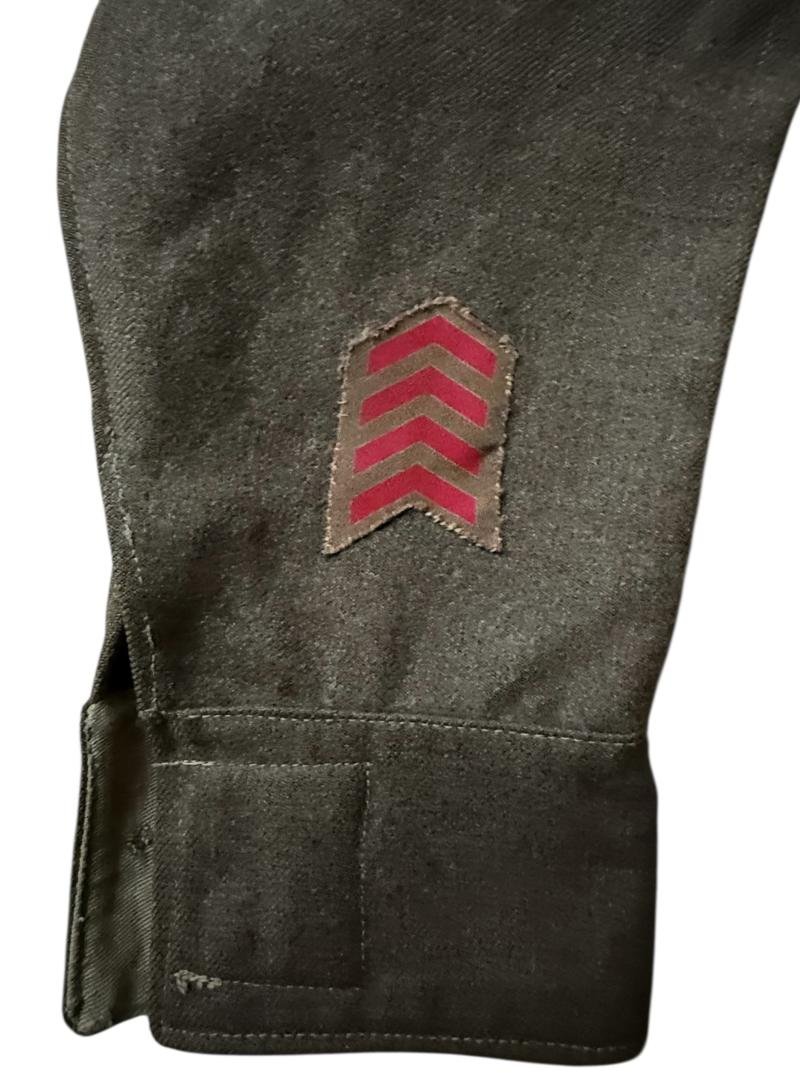 British Home Guard Battle Dress Original Mounted Tayside - Nice Used Condition — image 11