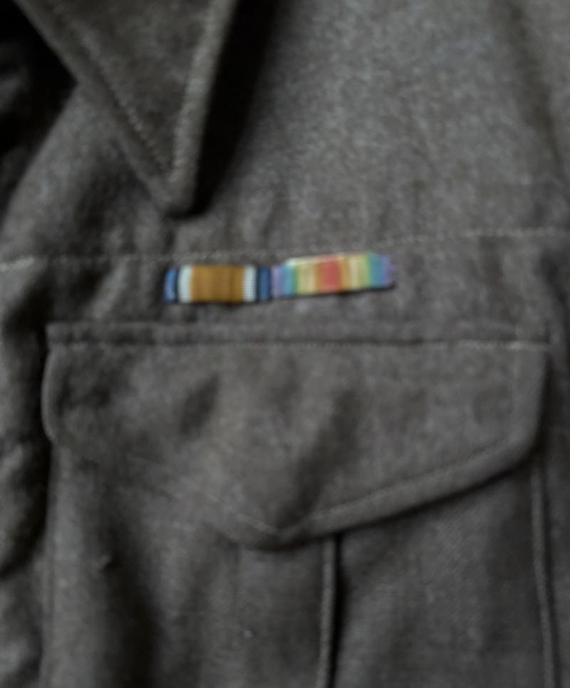 British Home Guard Battle Dress Original Mounted Tayside - Nice Used Condition — image 16