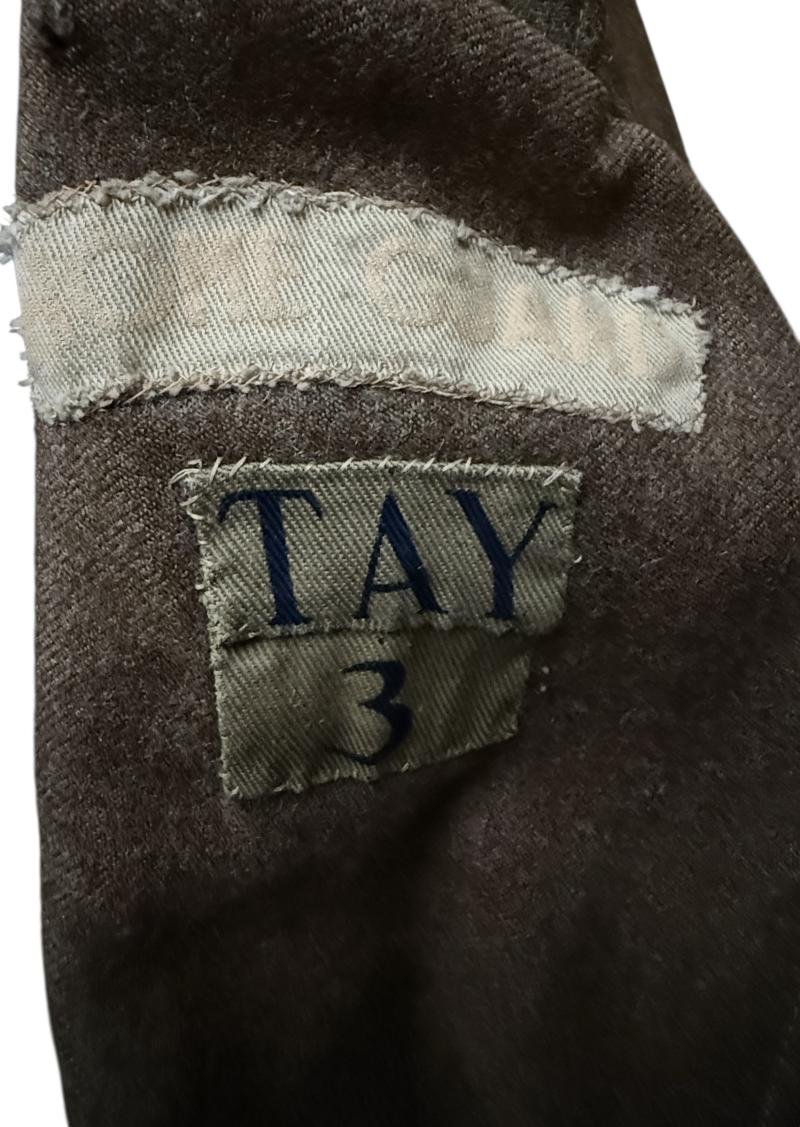 British Home Guard Battle Dress Original Mounted Tayside - Nice Used Condition — image 6