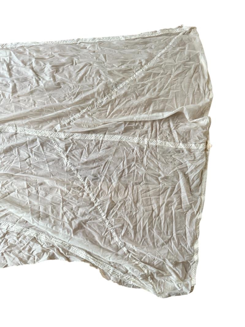 U.S. Airborne Parachute Piece White Reserve Chestpack - 'Overasselt Battlefield Relic' — image 2