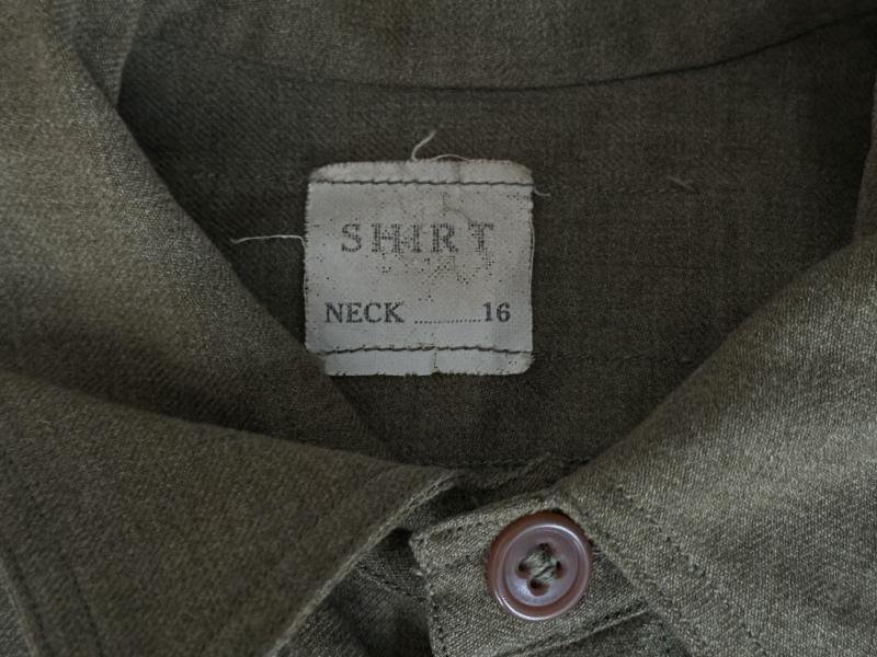 U.S. Flanel Shirt Original 91st Infantry Division Mounted 1935 - Mint Condition — image 6