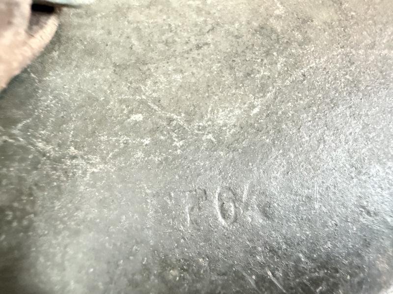 M42 Double Decal Polizei Combat Helmet Named 'ET64' - Nice Used Condition — image 14