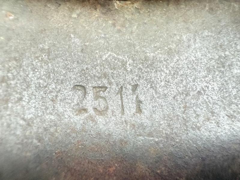 M42 Double Decal Polizei Combat Helmet Named 'ET64' - Nice Used Condition — image 15