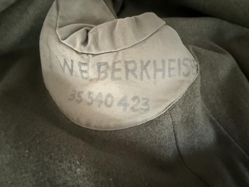 U.S. M41 Field Jacket 34R 10th Mountain Division Named W.E. Berkheiser - Nice Used Condition — image 9