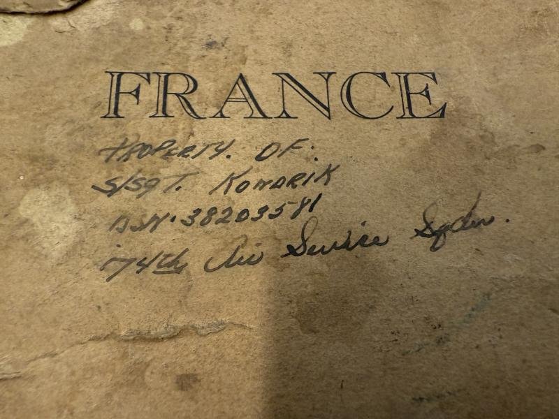 U.S. (Airborne/Engineers) France Road Map 1944 - Nice Used Condition — image 6