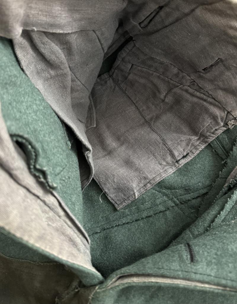 WH (HEER) M36 Cavalry Trousers Executed In Dutch Wool and Dutch Made 1939 - Near Mint Condition — image 11
