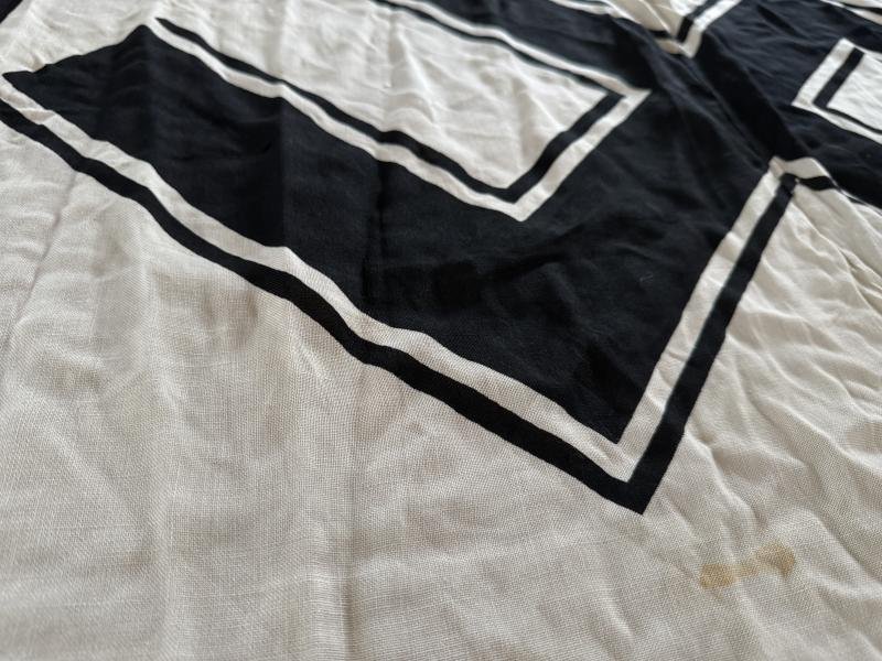 German Kriegsmarine Reichsdienstflagge Size 200x335 Wurttembergische Cattumanufactur - Mint Condition — image 4