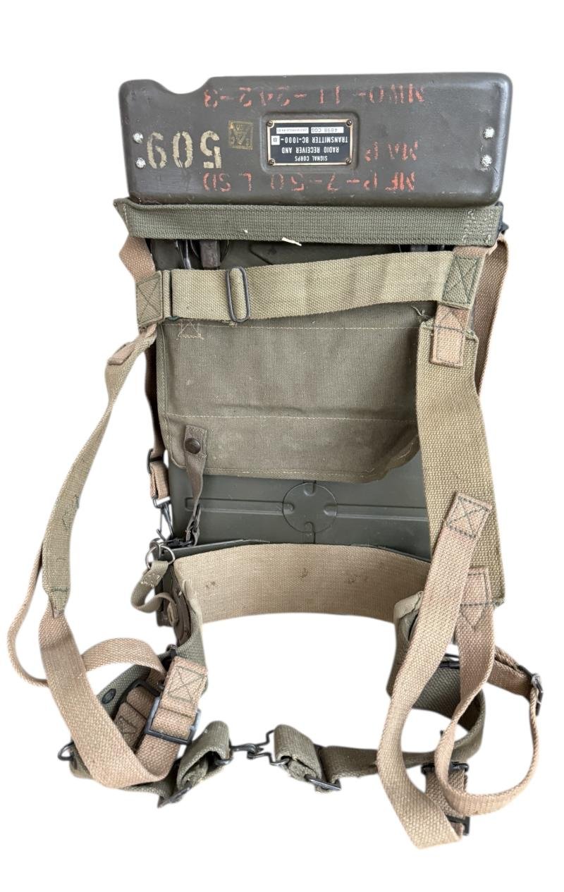 U.S. BC-1000 (SCR-300) Back Pack Radio 1944 Dated Complete - Nice Used Condition — image 5