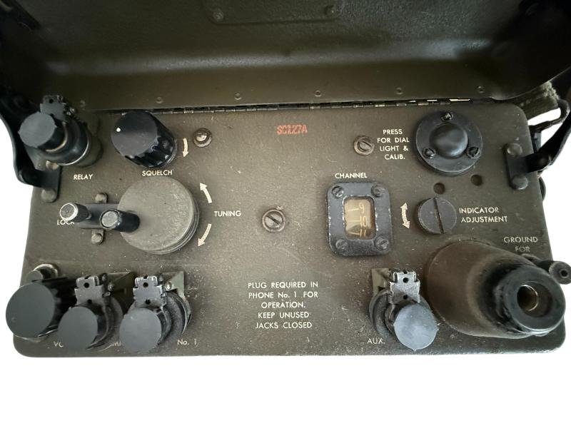 U.S. BC-1000 (SCR-300) Back Pack Radio 1944 Dated Complete - Nice Used Condition — image 9