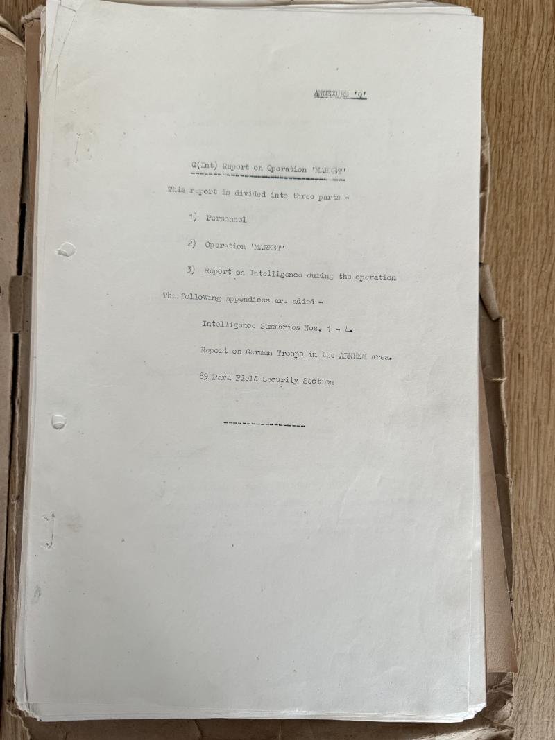 Extremely Rare Official Military After The Battle Report Arnhem 1944 - Nice Used Condition — image 2