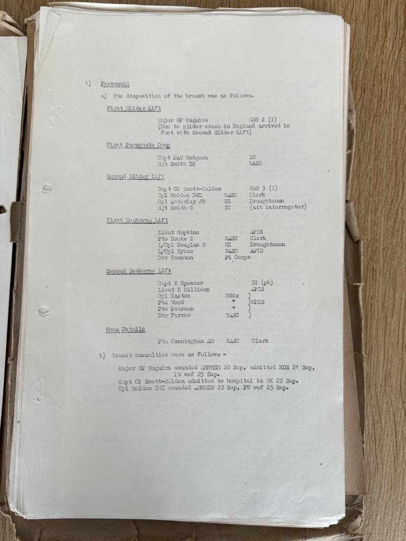 Extremely Rare Official Military After The Battle Report Arnhem 1944 - Nice Used Condition — image 3
