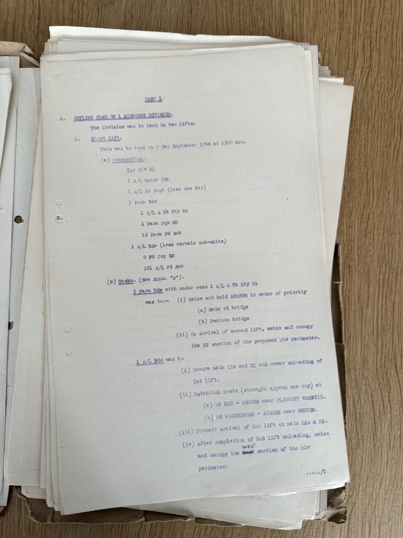 Extremely Rare Official Military After The Battle Report Arnhem 1944 - Nice Used Condition — image 4