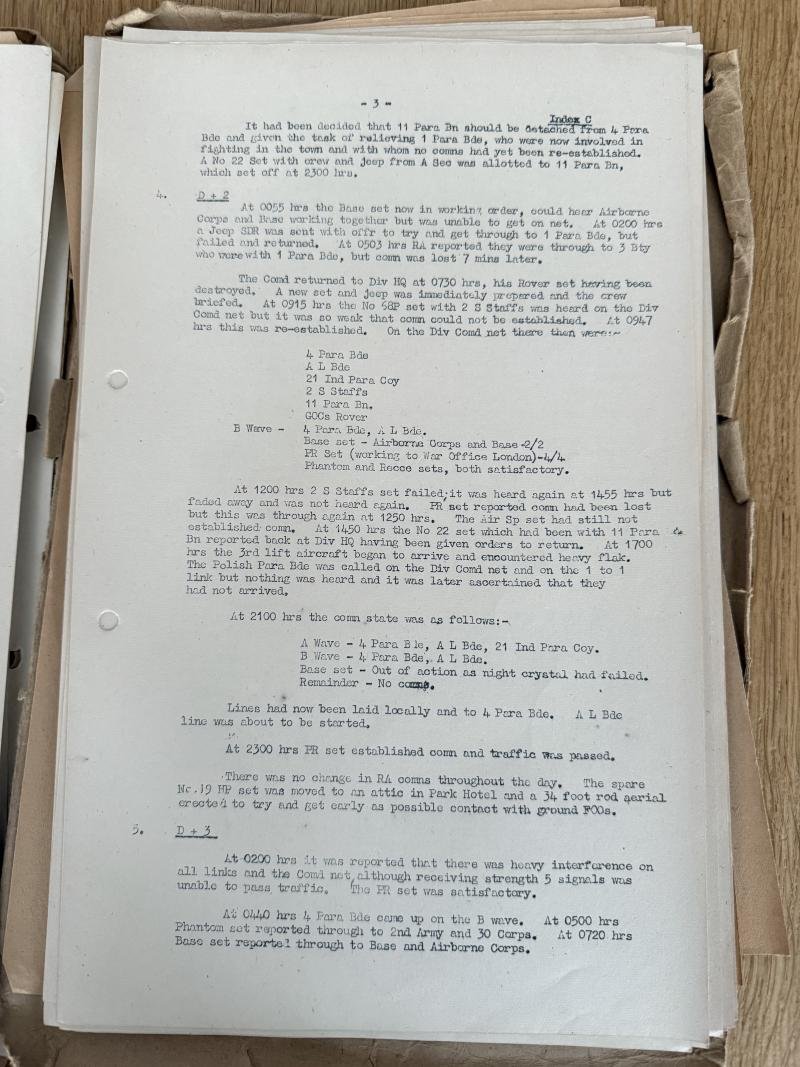 Extremely Rare Official Military After The Battle Report Arnhem 1944 - Nice Used Condition — image 5