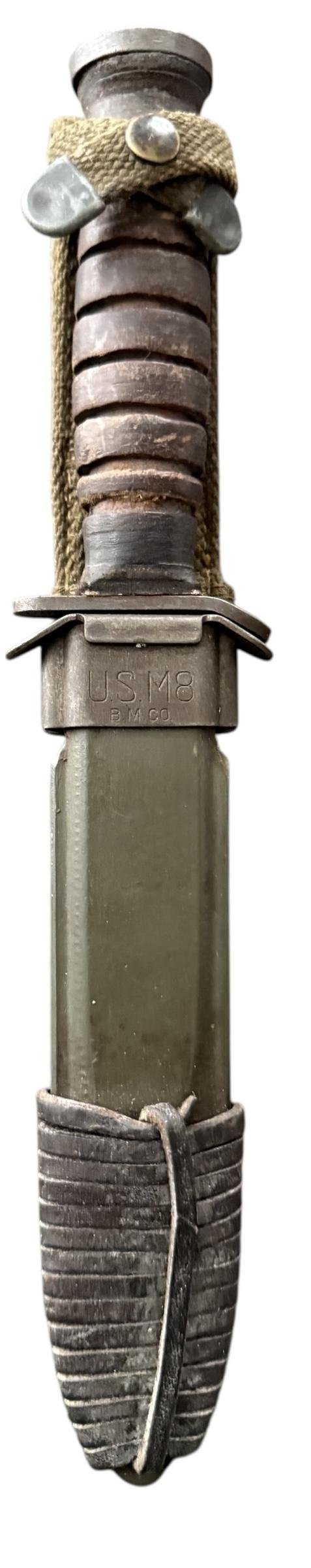 U.S. 3rd Model M3 Trench Knife and M8 Scabbard Rare Makers Mark 'Imperial' - Nice Used Condition — image 10