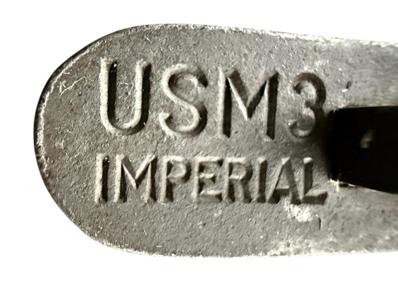 U.S. 3rd Model M3 Trench Knife and M8 Scabbard Rare Makers Mark 'Imperial' - Nice Used Condition — image 13