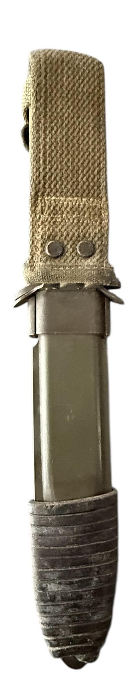 U.S. 3rd Model M3 Trench Knife and M8 Scabbard Rare Makers Mark 'Imperial' - Nice Used Condition — image 3