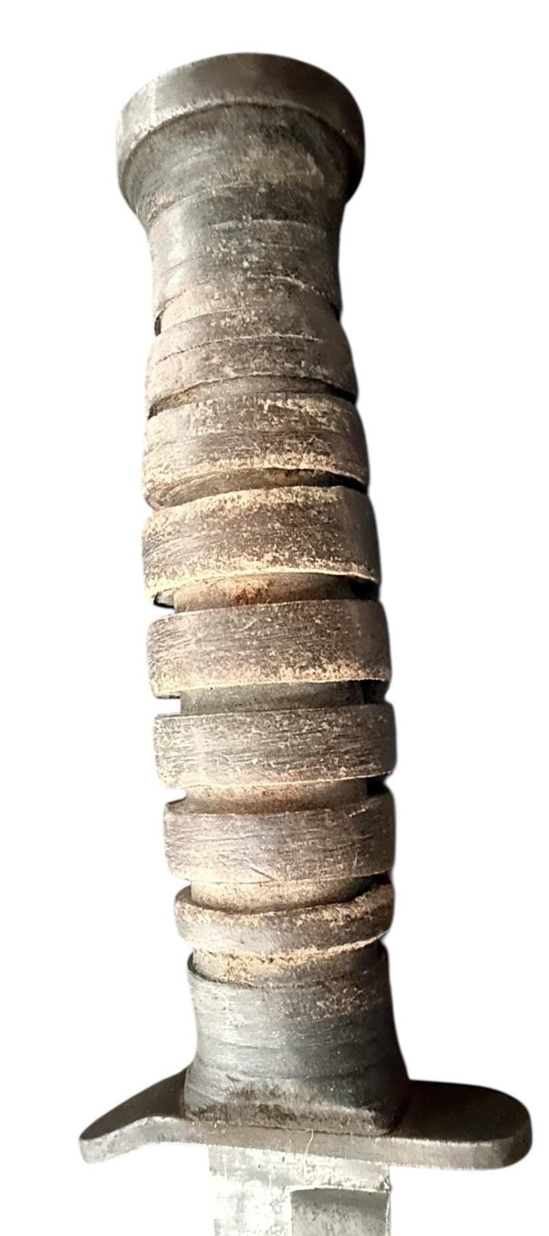 U.S. 3rd Model M3 Trench Knife and M8 Scabbard Rare Makers Mark 'Imperial' - Nice Used Condition — image 5