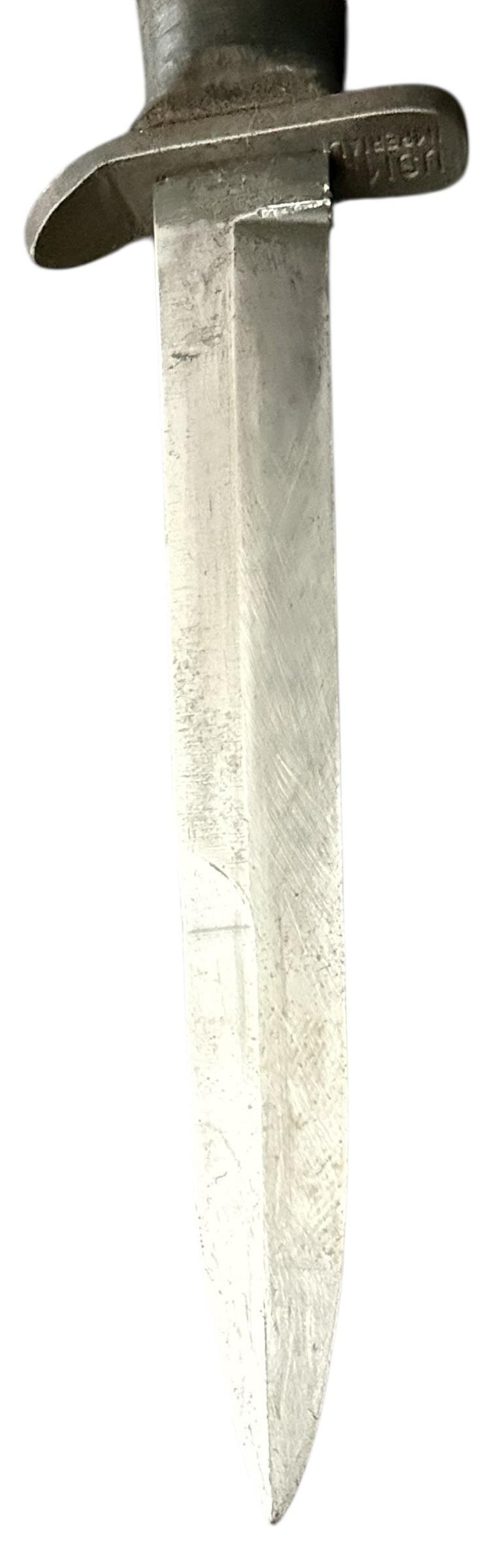 U.S. 3rd Model M3 Trench Knife and M8 Scabbard Rare Makers Mark 'Imperial' - Nice Used Condition — image 6