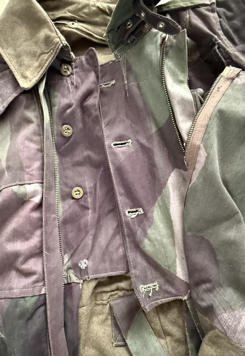 Rare 1945 Dated British Army Camouflage Tank Suit Sized - Stone Mint Condition — image 14