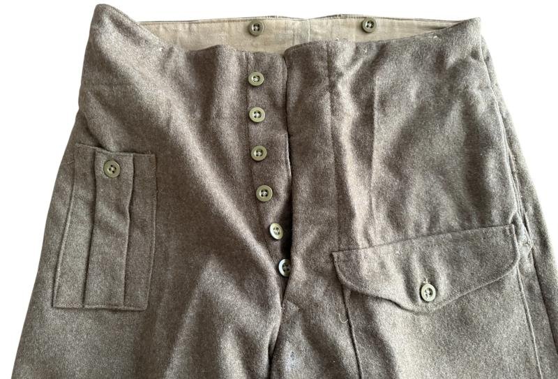 British 1940 Pattern Battle Dress Trousers Size 11 - Near Mint Condition — image 6