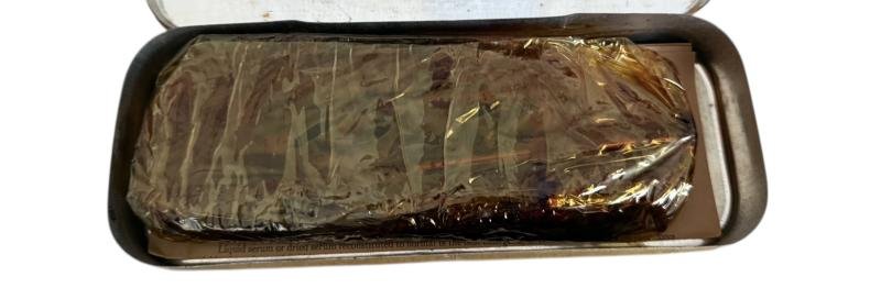 WW2 British Army RAMC Blood Transfusion Dried Solution Plama Dispensing Set Tin 1943 — image 5