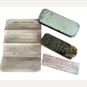 WW2 British Army RAMC Blood Transfusion Dried Solution Plama Dispensing …