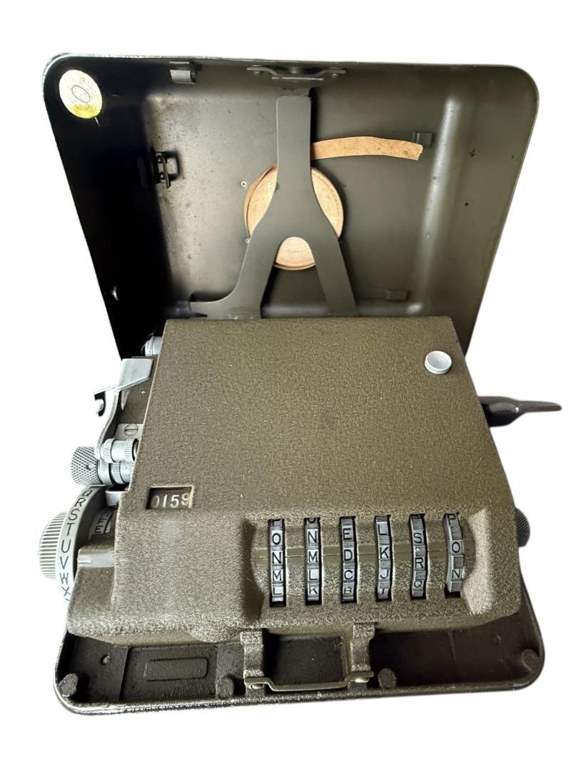 U.S. (Airborne)M-209-B Converter i.e. Mechanical Cipher Machine 1942 Dated & Carrying Case - Unussued Condition — image 2