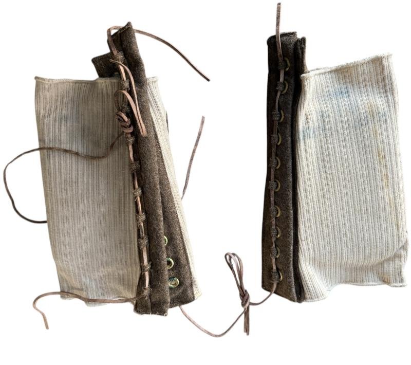 British (Airborne & SOE) Kneepads 1943 Dated - Nice Used Condition — image 5