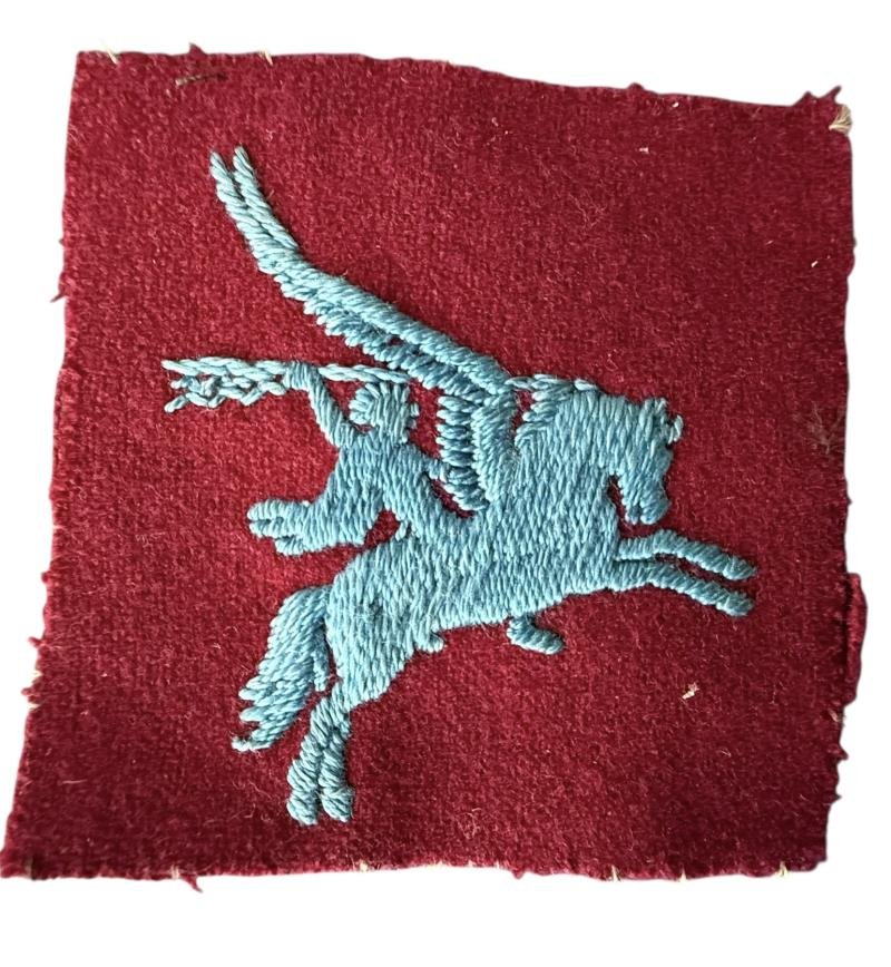 British (Airborne) So-called 'Cherry type' Pegasus Formation Patches - Nice Used Condition — image 2