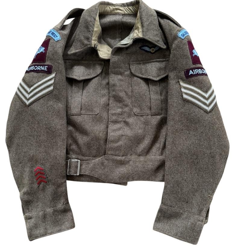 British (Airborne) Pattern 1937 Glider Pilot Regiment Battle Dress Badge 2nd Glider Pilot 1942 Dated — image 2