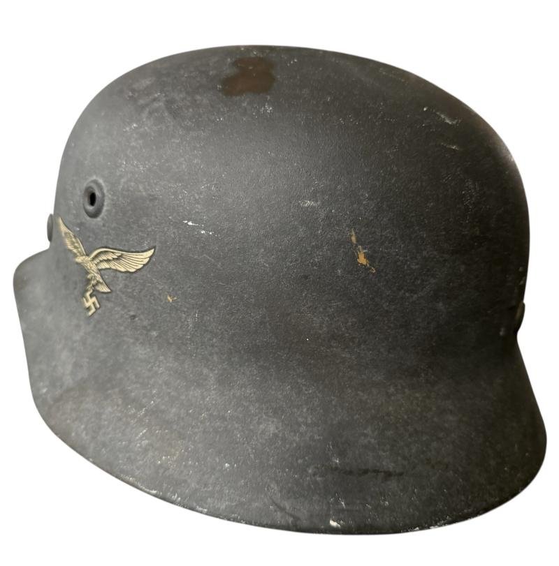 WH (Luftwaffe) Single Decal M40 Combat Helmet - Nice Used Condition — image 2