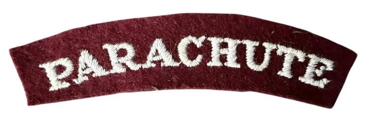 British Maroon Parachute Regiment Glueback PARACHUTE Shoulder Titles - Unussued Condition — image 2