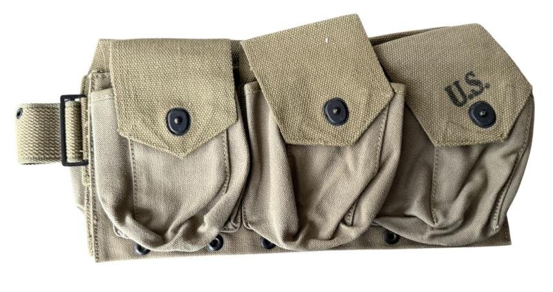 U.S. M1937 Browing Automatic Rifle Cartridge Belt - Unissued Condition — image 4