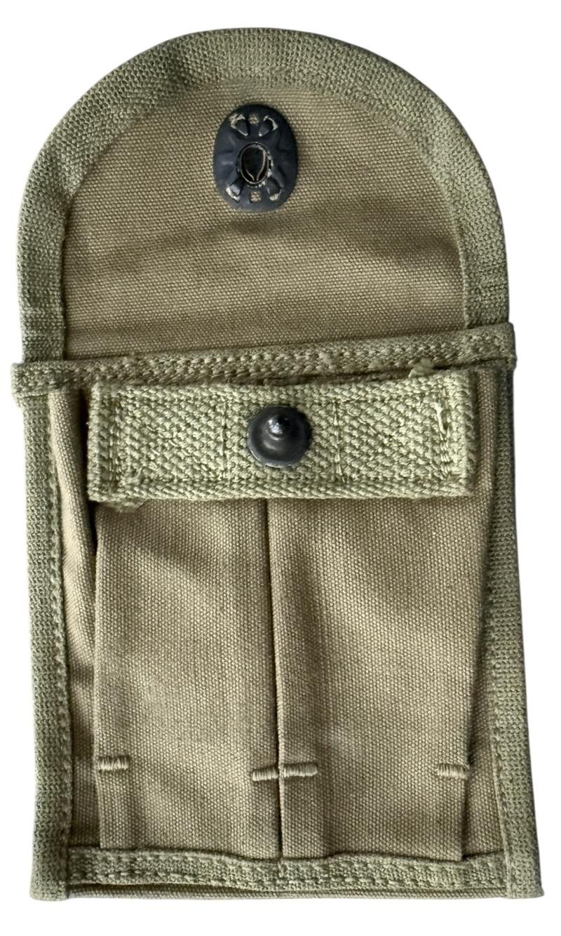 U.S. Double Pocket Magazine Pouch 1944 - Unissued Condition — image 2