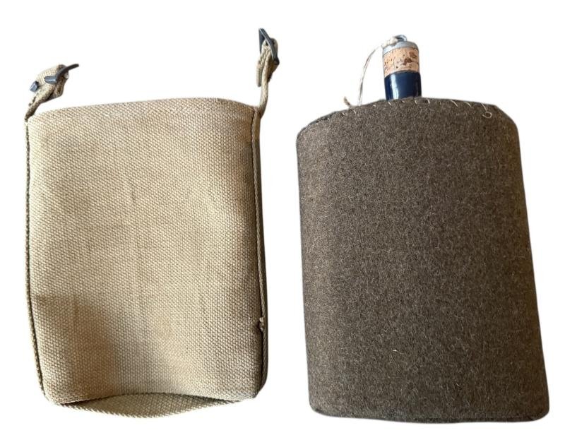 British 1937 Pattern Early War Waterbottle and Cover - Near Mint Condition — image 4