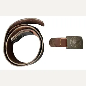 WH (Heer) EM/NCO's Belt & Buckle - Nice Used Condition