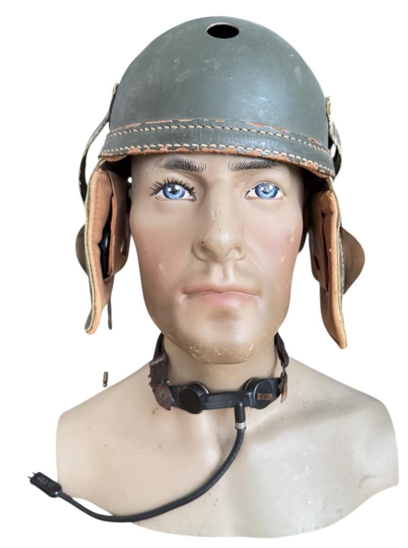 U.S. Tank i.e. Crash Helmet Complete With Earphones And Goggles - Nice Used Condition — image 10